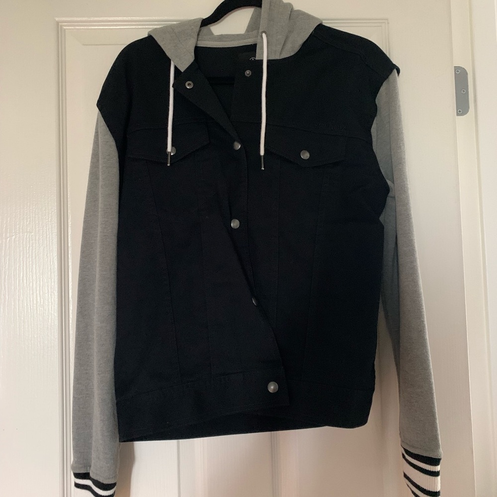 Volcom Snap-button Jersey-style Hoodie